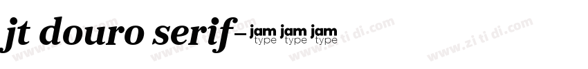 jt douro serif字体转换